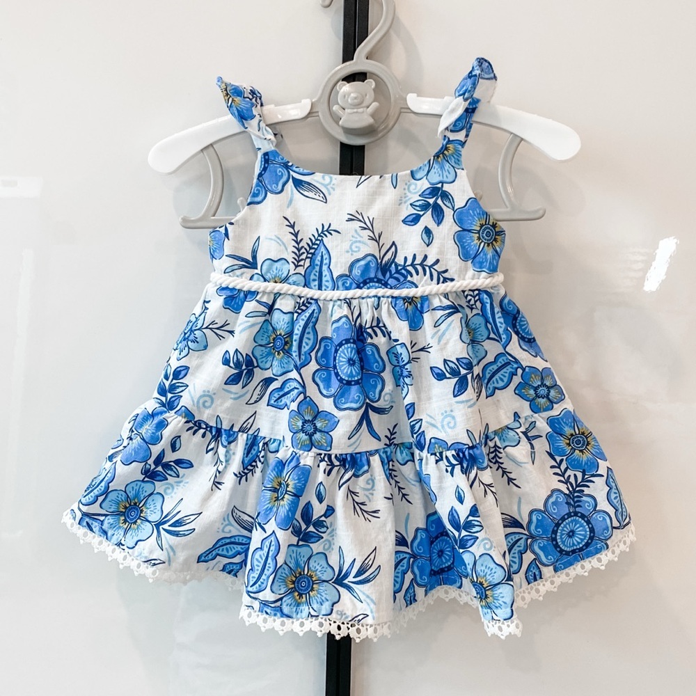 Liquidation Sale: ✨ Host Pick ✨ Blue White Ruffled Sundress